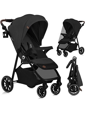 Poussette tout terrain LIONELO Emma One - Pliage rapide - Grand roues - 6-48 mois