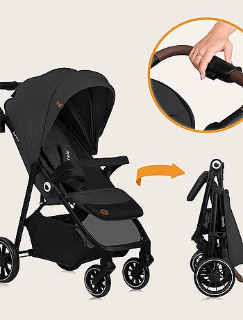 Poussette tout terrain LIONELO Emma One - Pliage rapide - Grand roues - 6-48 mois