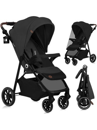 Poussette tout terrain LIONELO Emma One - Pliage rapide - Grand roues - 6-48 mois