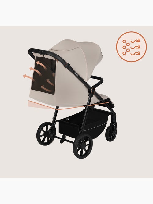 Poussette tout terrain LIONELO Iva - Matériau premium - Jusqu'à 22 kg - Grande espace - Kiabi Poussette tout terrain LIONELO Iva - Matériau premium - Jusqu'à 22 kg - Grande espace - Kiabi
