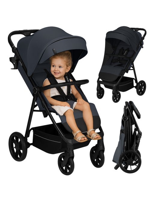 Poussette tout terrain LIONELO Iva - Matériau premium - Jusqu'à 22 kg - Grande espace - Kiabi Poussette tout terrain LIONELO Iva - Matériau premium - Jusqu'à 22 kg - Grande espace - Kiabi