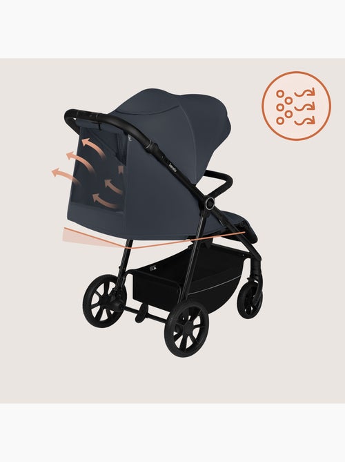 Poussette tout terrain LIONELO Iva - Matériau premium - Jusqu'à 22 kg - Grande espace - Kiabi Poussette tout terrain LIONELO Iva - Matériau premium - Jusqu'à 22 kg - Grande espace - Kiabi