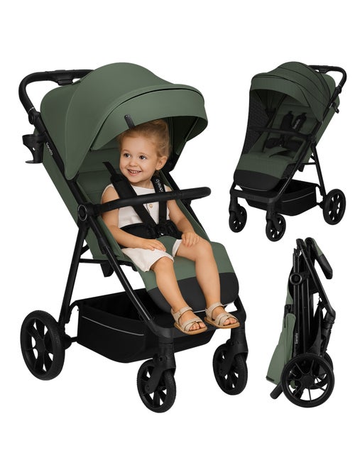 Poussette tout terrain LIONELO Iva - Matériau premium - Jusqu'à 22 kg - Grande espace - Kiabi Poussette tout terrain LIONELO Iva - Matériau premium - Jusqu'à 22 kg - Grande espace - Kiabi