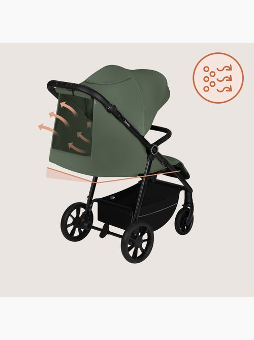 Poussette tout terrain LIONELO Iva - Matériau premium - Jusqu'à 22 kg - Grande espace - Kiabi Poussette tout terrain LIONELO Iva - Matériau premium - Jusqu'à 22 kg - Grande espace - Kiabi