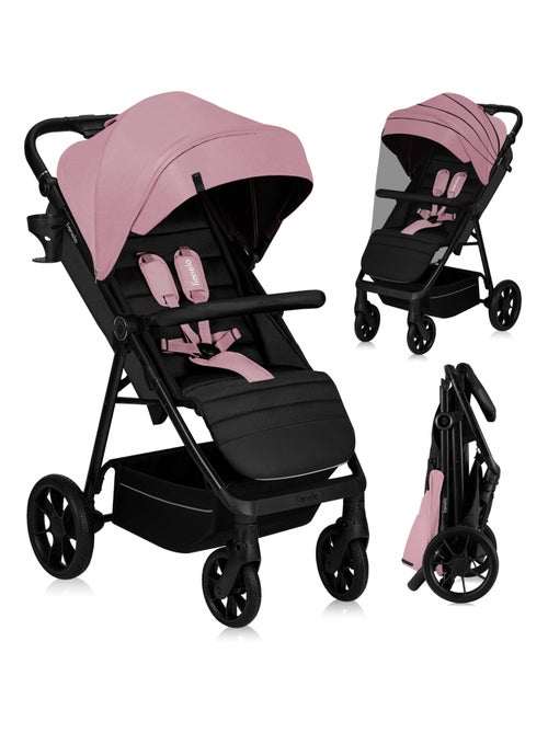 Poussette tout terrain LIONELO Mira - Jusqu'à 22 kg - Grande surface - Grandes roues - Kiabi