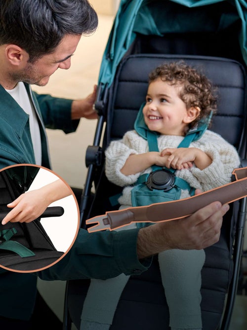 Poussette tout terrain LIONELO Mira - Jusqu'à 22 kg - Grande surface - Grandes roues - Kiabi