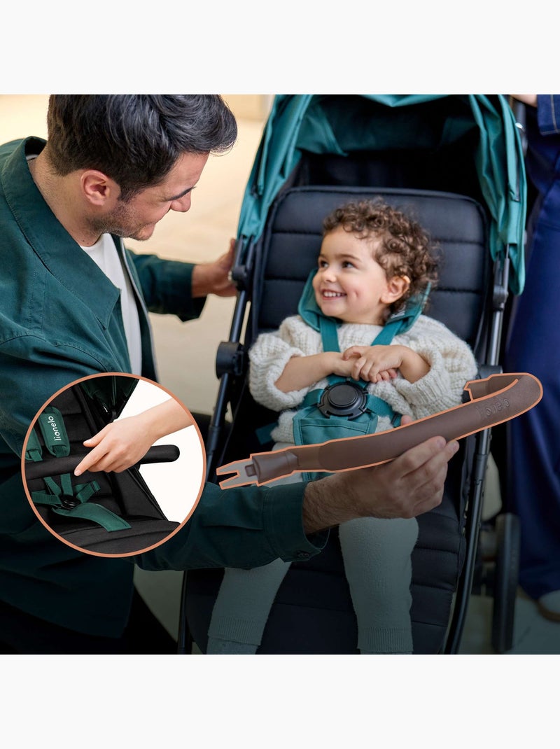 Poussette tout terrain LIONELO Mira - Jusqu'à 22 Kg - Grande surface - Grandes roues Vert - Kiabi