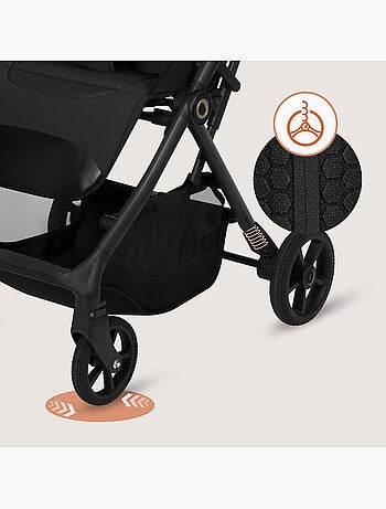 Poussette tout terrain LIONELO Tansi - Roues GravelTech - Amortissements - Légère - Pliage à une mai