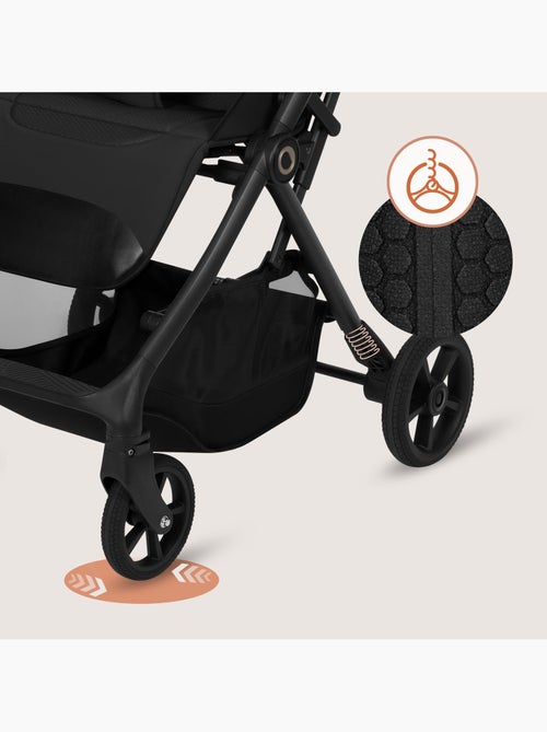 Poussette tout terrain LIONELO Tansi - Roues GravelTech - Amortissements - Légère - Pliage à une mai - Kiabi Poussette tout terrain LIONELO Tansi - Roues GravelTech - Amortissements - Légère - Pliage à une mai - Kiabi