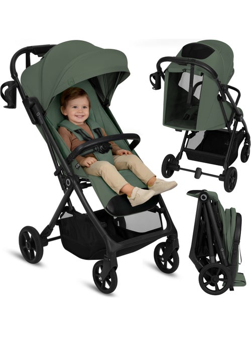Poussette tout terrain LIONELO Tansi - Roues GravelTech - Amortissements - Légère - Pliage à une mai - Kiabi Poussette tout terrain LIONELO Tansi - Roues GravelTech - Amortissements - Légère - Pliage à une mai - Kiabi