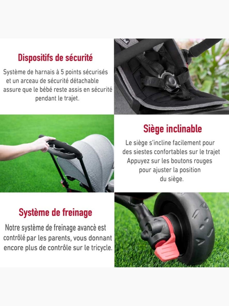 Poussette Tricycle gris SmarTrike Gris - Kiabi