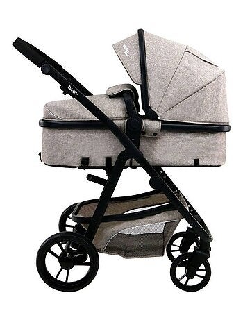 Poussette trio 3 en 1 convertible en nacelle, couvre-pieds et siège auto 0+ - Two+ 2