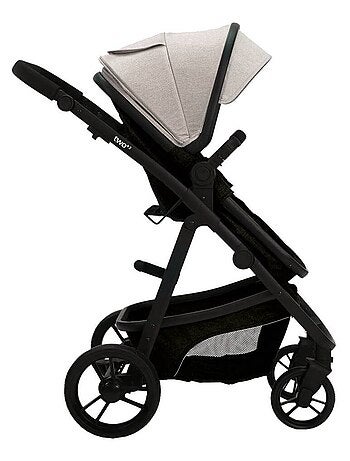 Poussette trio 3 en 1 convertible en nacelle, couvre-pieds et siège auto 0+ - Two+ 2
