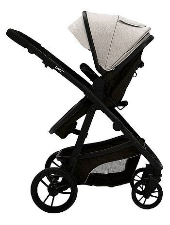 Poussette trio 3 en 1 convertible en nacelle, couvre-pieds et siège auto 0+ - Two+ 2