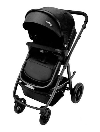 Poussette trio 3 en 1 convertible en nacelle, couvre-pieds et siège auto 0+ - Two+ 2
