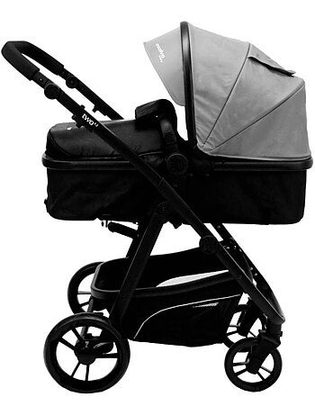 Poussette trio 3 en 1 convertible en nacelle, couvre-pieds et siège auto 0+ - Two+ 2