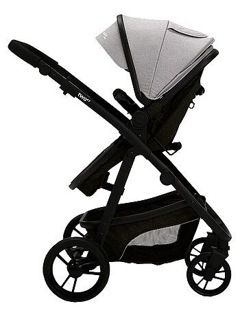 Poussette trio 3 en 1 convertible en nacelle, couvre-pieds et siège auto 0+ - Two+ 2