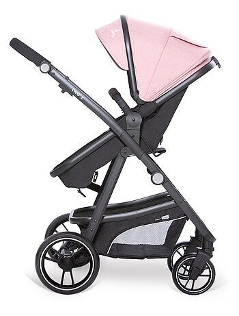 Poussette trio 3 en 1 convertible en nacelle, couvre-pieds et siège auto 0+ - Two+ 2