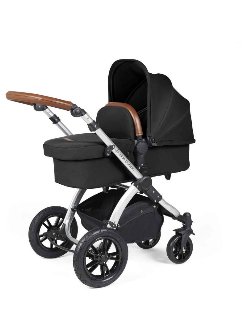 Poussette trio Ickle Bubba Stomp Luxe 12 pcs, siège auto i-Size, nacelle, chauffe-pieds, pluie Noir - Kiabi