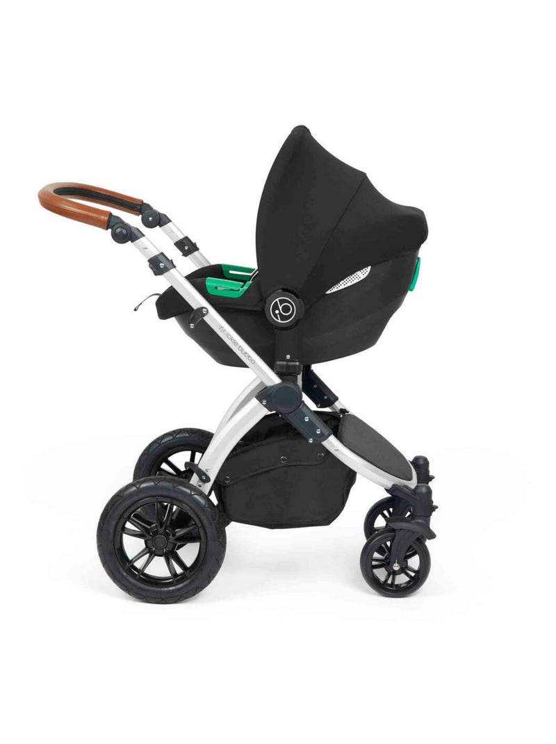 Poussette trio Ickle Bubba Stomp Luxe 12 pcs, siège auto i-Size, nacelle, chauffe-pieds, pluie Noir - Kiabi