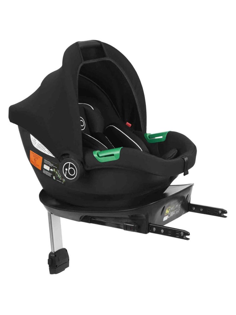 Poussette trio Ickle Bubba Stomp Luxe 12 pcs, siège auto i-Size, nacelle, chauffe-pieds, pluie Noir - Kiabi