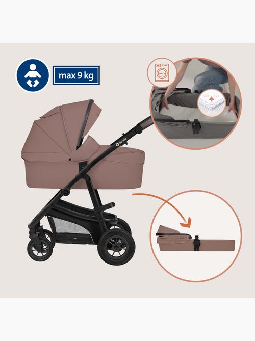 Poussette Trio LIONELO Bianka - Jusqu'à 22kg - Pack poussette, nacelle, siège auto et accessoires - Kiabi