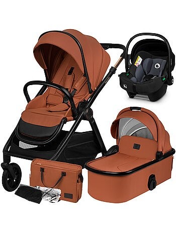 Poussette 3en1 LIONELO Layla - Pack poussette, Nacelle, Cosi et Accessoires - Jusqu'à 22kg