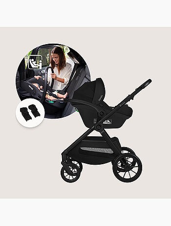 Poussette 3en1 LIONELO Layla - Pack poussette, Nacelle, Cosi et Accessoires - Jusqu'à 22kg
