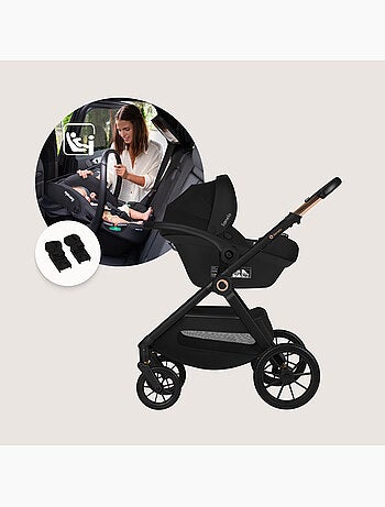Poussette 3en1 LIONELO Layla - Pack poussette, Nacelle, Cosi et Accessoires - Jusqu'à 22kg