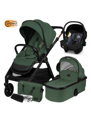 Poussette Trio LIONELO Layla - Jusqu'à 22kg - Pack poussette, Nacelle, Siège auto et Accessoires