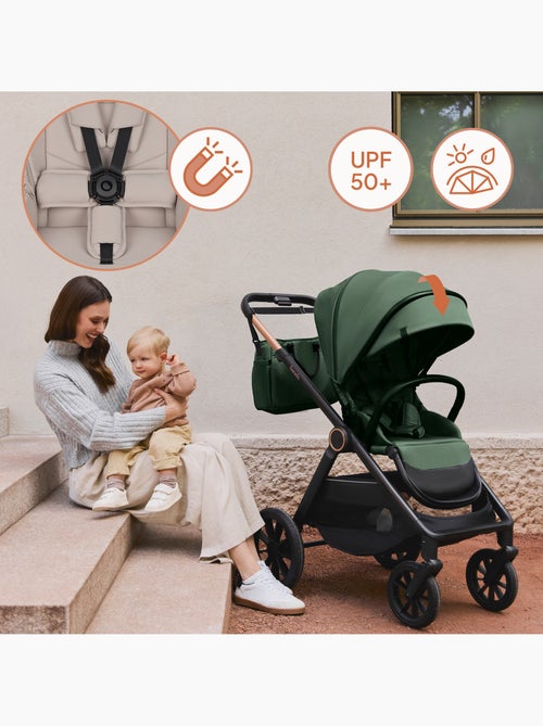 Poussette Trio LIONELO Layla - Jusqu'à 22kg - Pack poussette, Nacelle, Siège auto et Accessoires - Kiabi