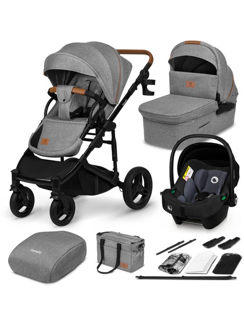 Poussette Trio LIONELO Mari Tour - Compacte - De 0 à 48 mois - Accessoires inclus - Kiabi