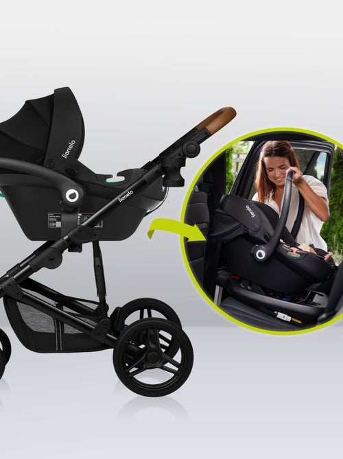 Poussette Trio LIONELO Mari Tour - Compacte - De 0 à 48 mois - Accessoires inclus - Kiabi