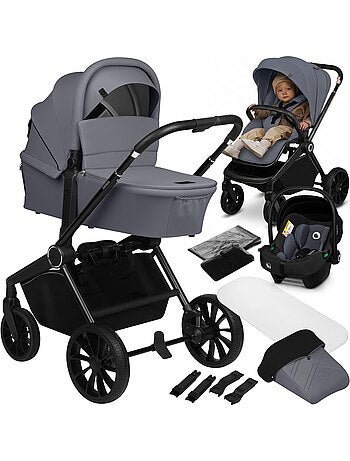 Poussette Trio LIONELO Mika Plus - Jusqu'à 4 ans - Poussette, Nacelle, Siege auto et Accessoires