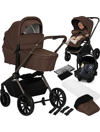 Poussette Trio LIONELO Mika Plus - Jusqu'à 4 ans - Poussette, Nacelle, Siege auto et Accessoires
