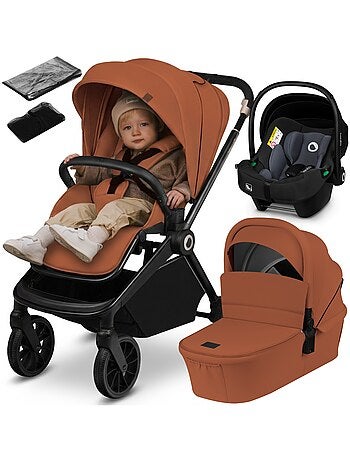Poussette Trio LIONELO Mika Plus - Jusqu'à 4 ans - Poussette, Nacelle, Siege auto et Accessoires