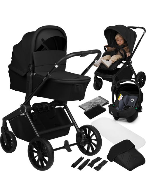 Poussette Trio LIONELO Mika Plus - Jusqu'à 4 ans - Poussette, Nacelle, Siege auto et Accessoires - Kiabi