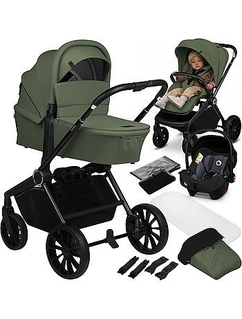 Poussette Trio LIONELO Mika Plus - Jusqu'à 4 ans - Poussette, Nacelle, Siege auto et Accessoires