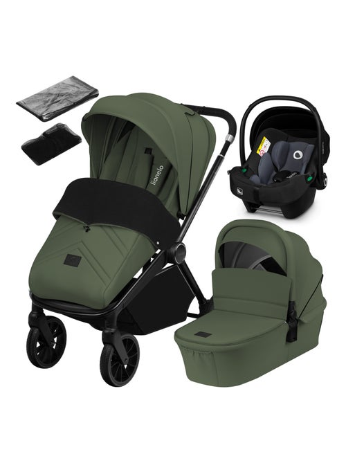 Poussette Trio LIONELO Mika Plus - Jusqu'à 4 ans - Poussette, Nacelle, Siege auto et Accessoires - Kiabi