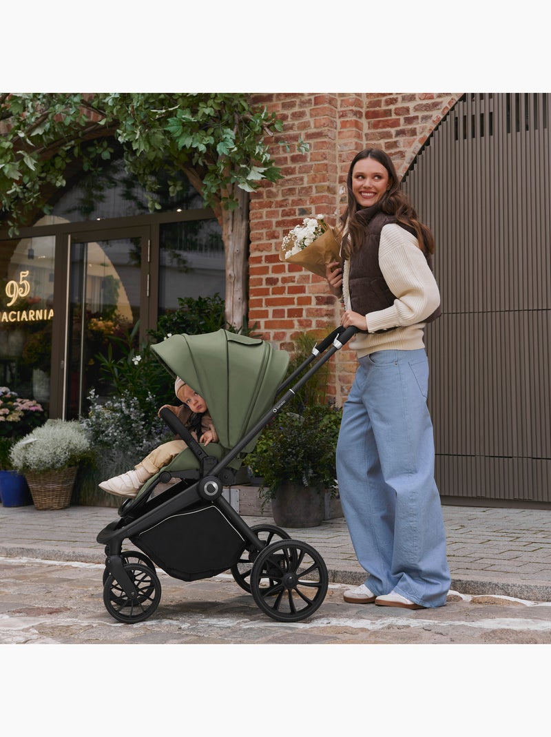 Poussette Trio LIONELO Mika Plus - Jusqu'à 4 ans - Poussette, Nacelle, Siege auto et Accessoires Vert - Kiabi