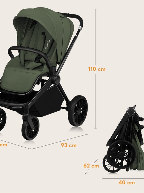 Poussette Trio LIONELO Mika Plus - Jusqu'à 4 ans - Poussette, Nacelle, Siege auto et Accessoires - Kiabi