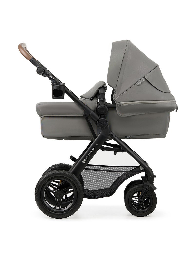 Poussette trio moov 2 modèle pratique et confortable Gris - Kiabi