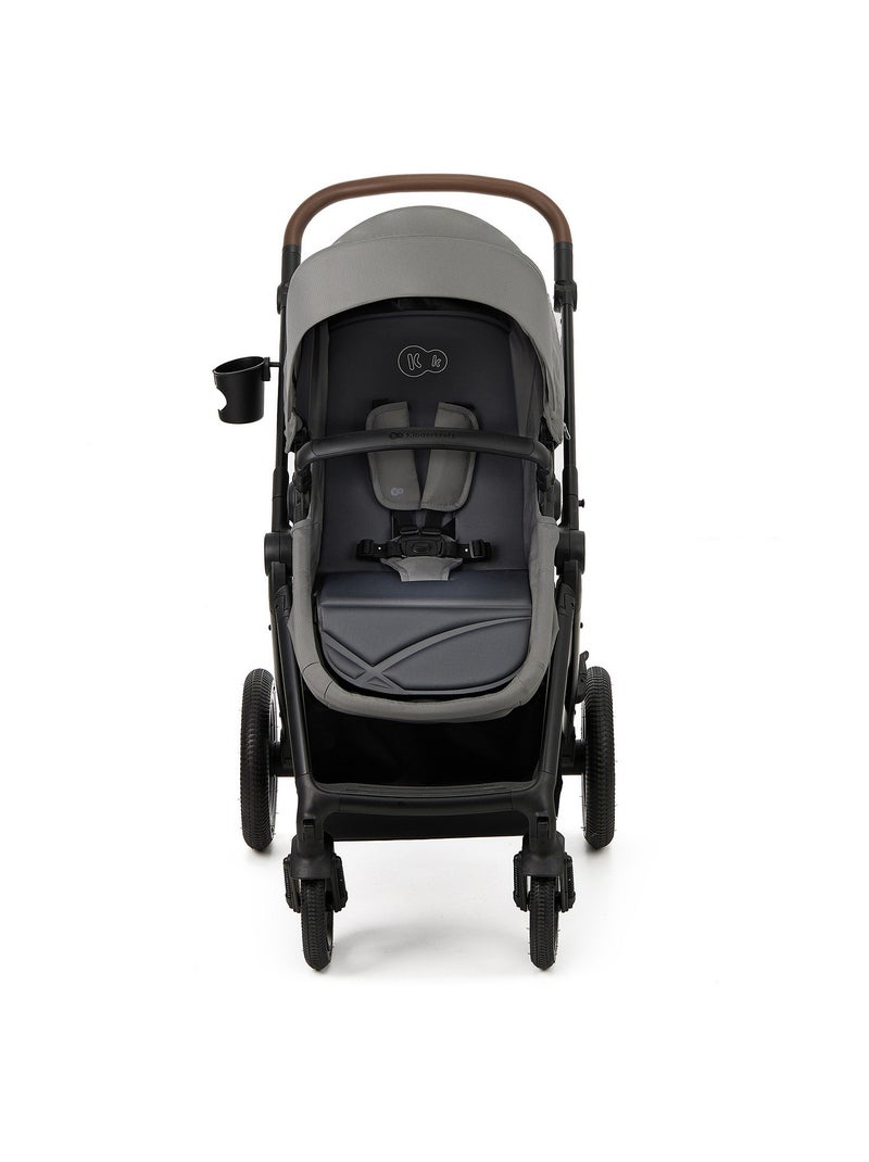 Poussette trio moov 2 modèle pratique et confortable Gris - Kiabi