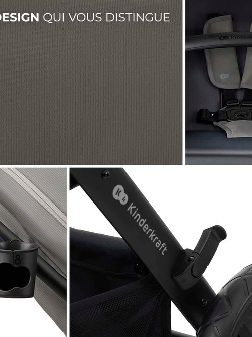 Poussette trio moov 2 modèle pratique et confortable - Kiabi
