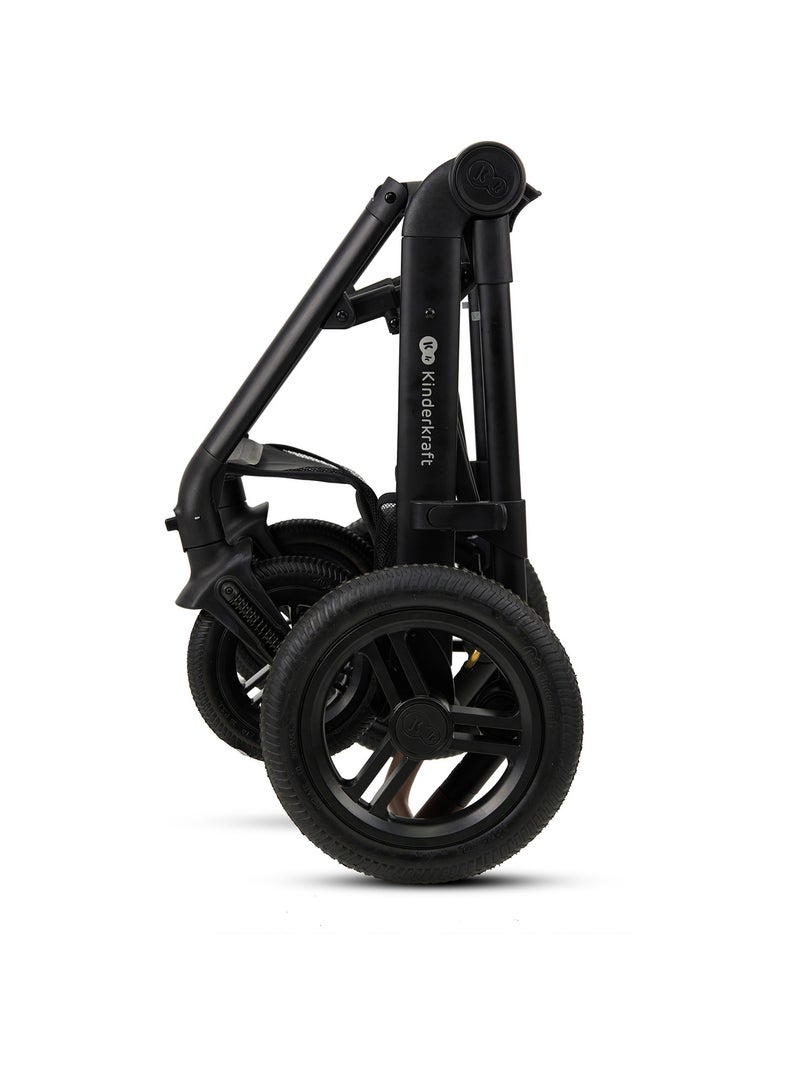 Poussette trio moov 2 modèle pratique et confortable Gris - Kiabi