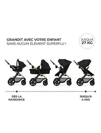 Poussette trio moov 2 modèle pratique et confortable