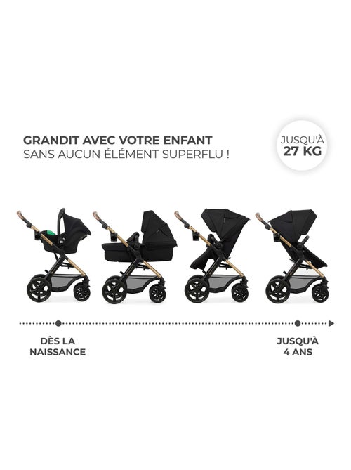 Poussette trio moov 2 modèle pratique et confortable - Kiabi