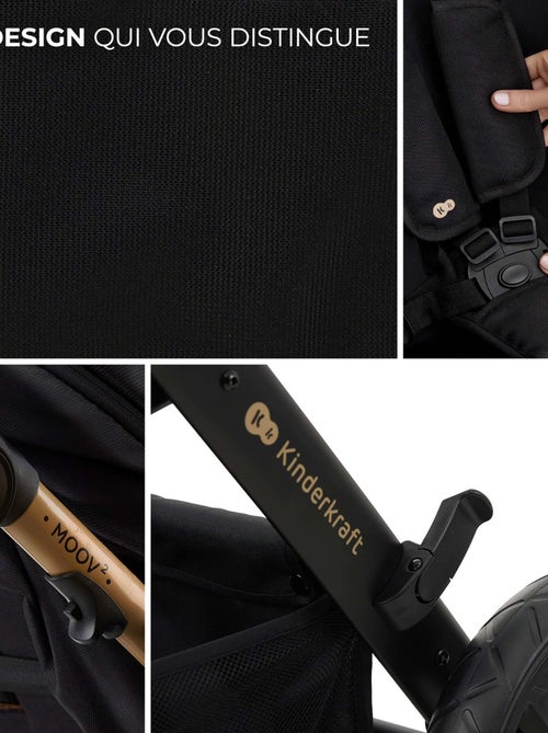 Poussette trio moov 2 modèle pratique et confortable - Kiabi