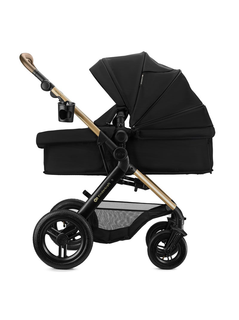 Poussette trio moov 2 modèle pratique et confortable Noir - Kiabi