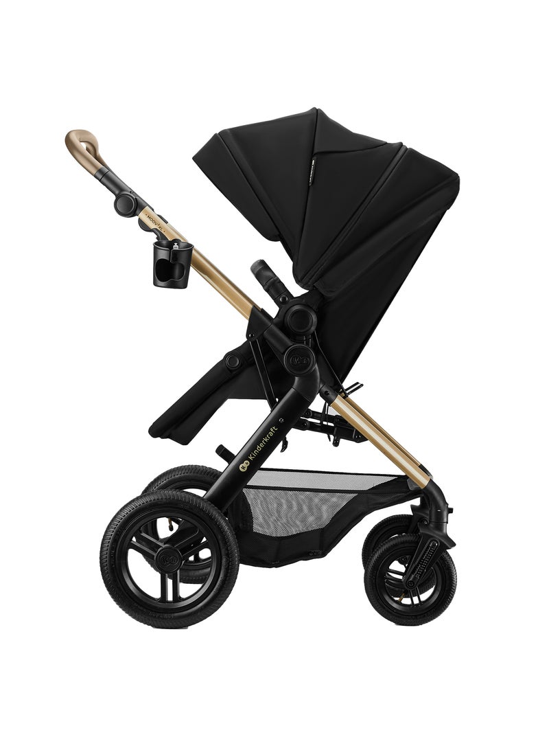 Poussette trio moov 2 modèle pratique et confortable Noir - Kiabi